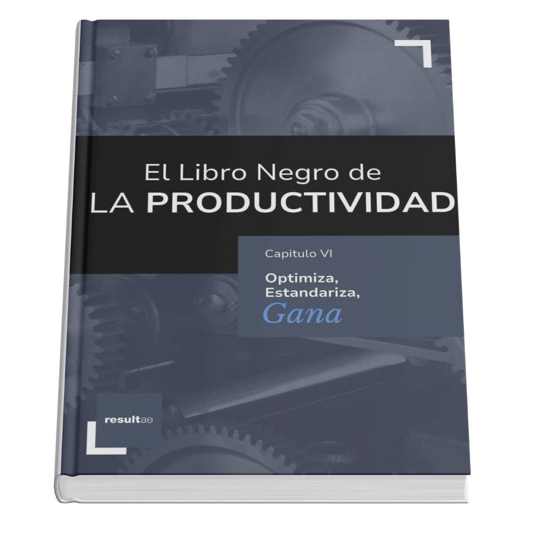 Portada del Libro negro de la productividad - Capítulo 6 de Resultae sobre cómo optimizar el flujo de materiales en pymes industriales